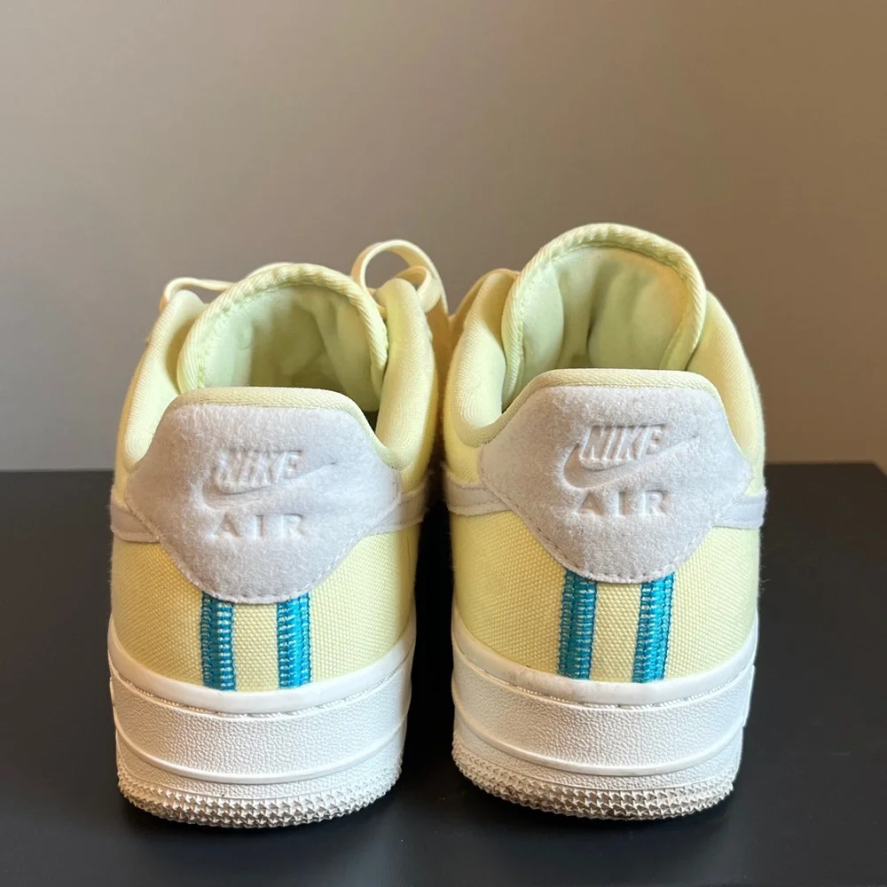 Nike Wmns Air Force 1 '07 Low LX 'Stitched Canvas - Life Lime' - Picture 7 of 10